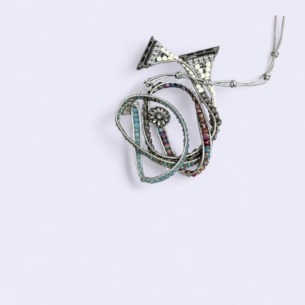 Cape Diablo Apple Watch Beaded Bracelet Strap Multi Color - Picture 2 of 5